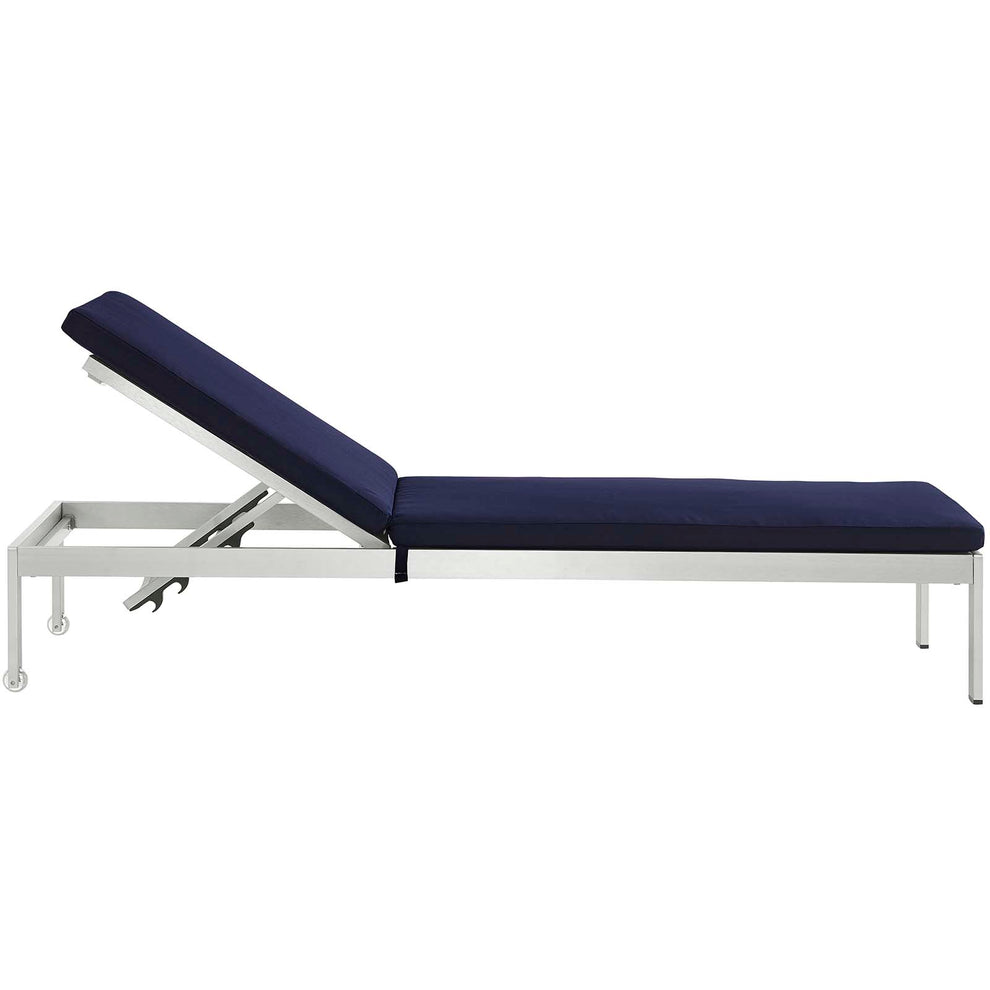 Modway Shore Outdoor Patio Aluminum Chaise with Cushions - EEI-4501 | Outdoor Chaise Lounges | Modishstore - 10