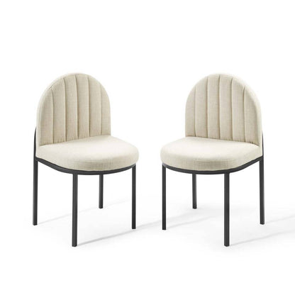 Modway Isla Dining Side Chair Upholstered Fabric Set of 2 | Side Chairs | Modishstore-2