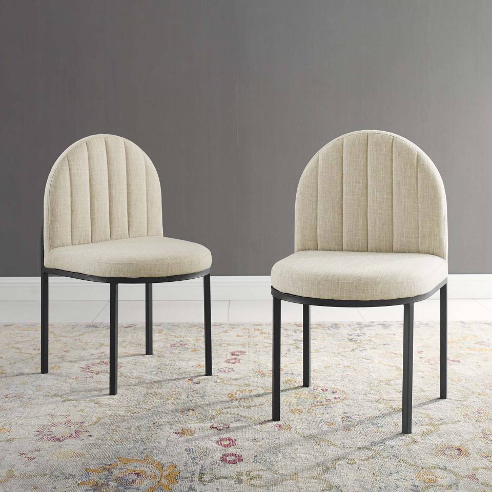 Modway Isla Dining Side Chair Upholstered Fabric Set of 2 | Side Chairs | Modishstore