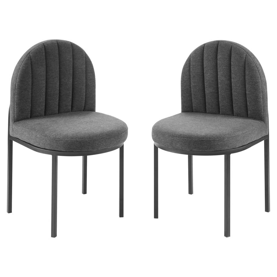 Modway Isla Dining Side Chair Upholstered Fabric Set of 2 | Side Chairs | Modishstore-8
