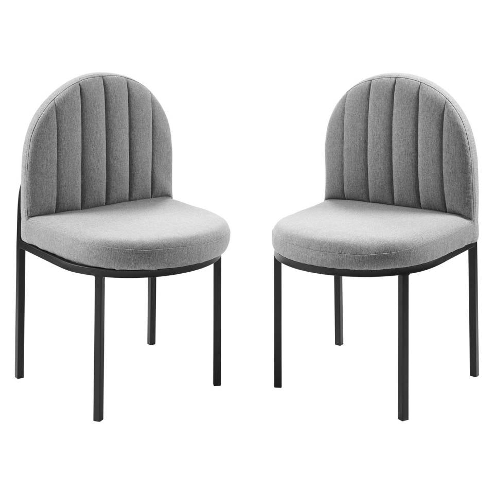 Modway Isla Dining Side Chair Upholstered Fabric Set of 2 | Side Chairs | Modishstore-9