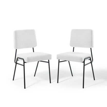 Modway Craft Dining Side Chair Upholstered Fabric Set of 2 | Side Chairs | Modishstore-11
