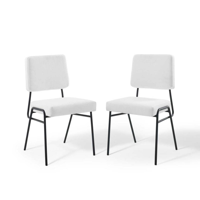 Modway Craft Dining Side Chair Upholstered Fabric Set of 2 - EEI-4506 | Side Chairs | Modishstore - 9