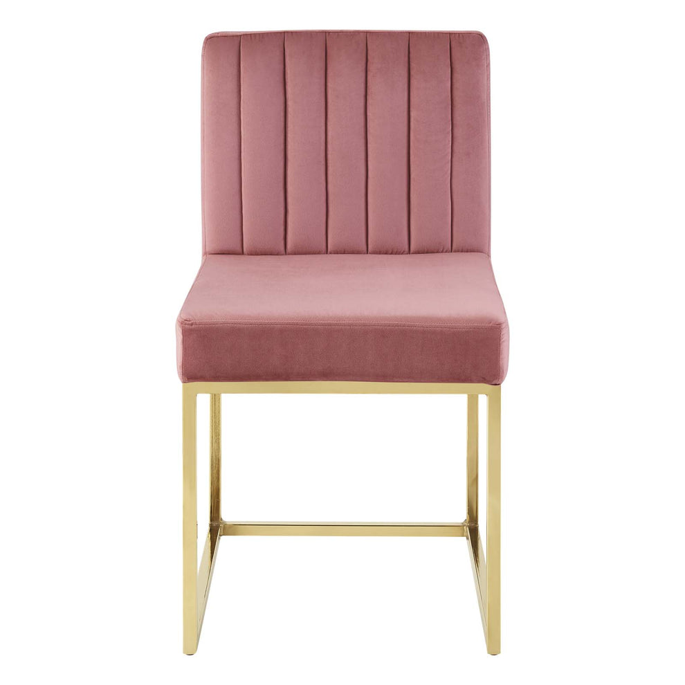 Modway Carriage Dining Chair Performance Velvet Set of 2 - EEI-4507 | Dining Chairs | Modishstore - 10