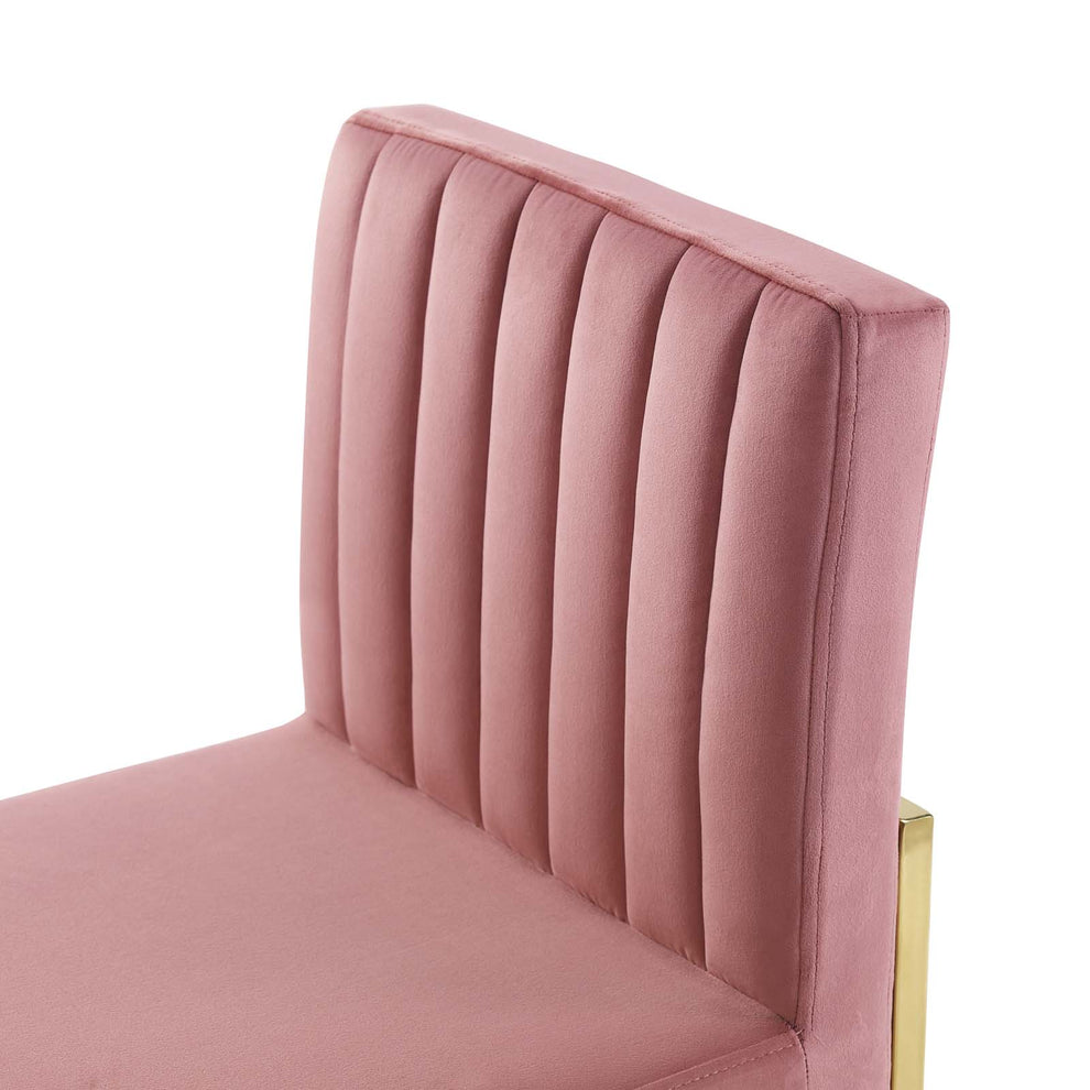 Modway Carriage Dining Chair Performance Velvet Set of 2 - EEI-4507 | Dining Chairs | Modishstore - 7