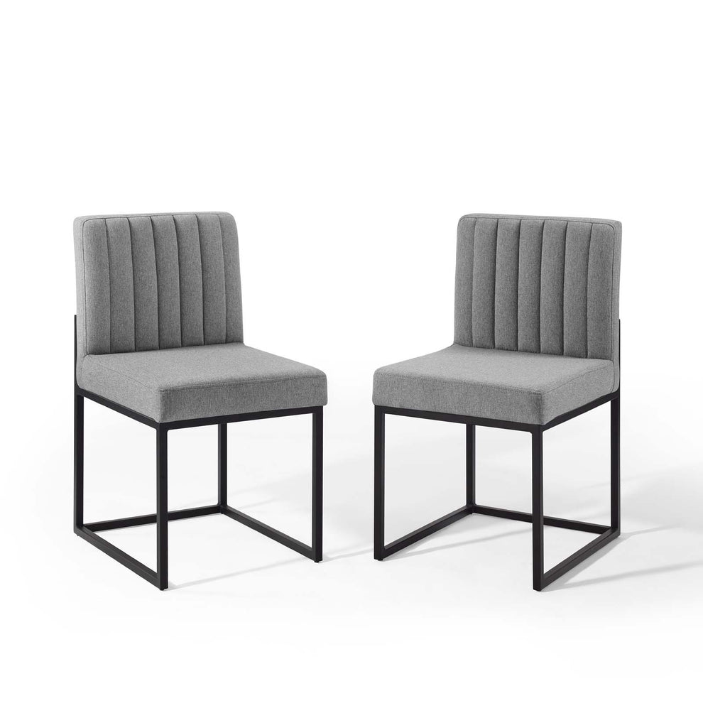 Modway Carriage Dining Chair Upholstered Fabric Set of 2 - EEI-4508 | Dining Chairs | Modishstore - 18