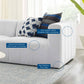 Modway Bartlett Upholstered Fabric Upholstered Fabric 3-Piece Sofa | Sofas | Modishstore-10