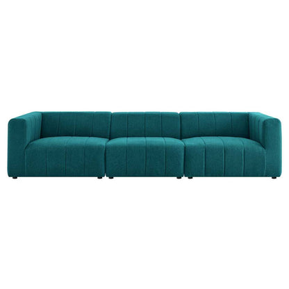 Modway Bartlett Upholstered Fabric Upholstered Fabric 3-Piece Sofa - EEI-4514 | Sofas | Modishstore - 12