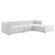Modway Bartlett Upholstered Fabric Upholstered Fabric 4-Piece Sectional Sofa | Sofas | Modishstore-2