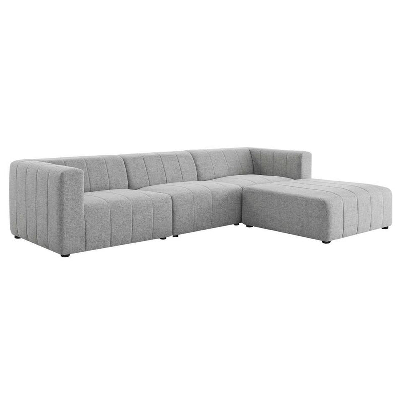 Modway Bartlett Upholstered Fabric Upholstered Fabric 4-Piece Sectional Sofa - EEI-4516 | Sectional | Modishstore - 13