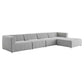 Modway Bartlett Upholstered Fabric Upholstered Fabric 5-Piece Sectional Sofa | Sofas | Modishstore-13