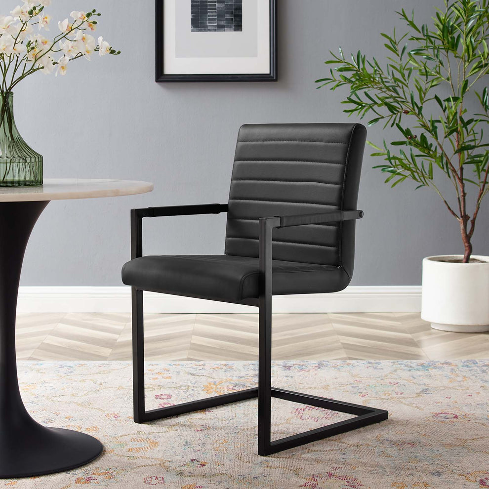 Savoy Vegan Leather Dining Chairs - Set of 2 By Modway - EEI-4522 | Dining Chairs | Modishstore - 1