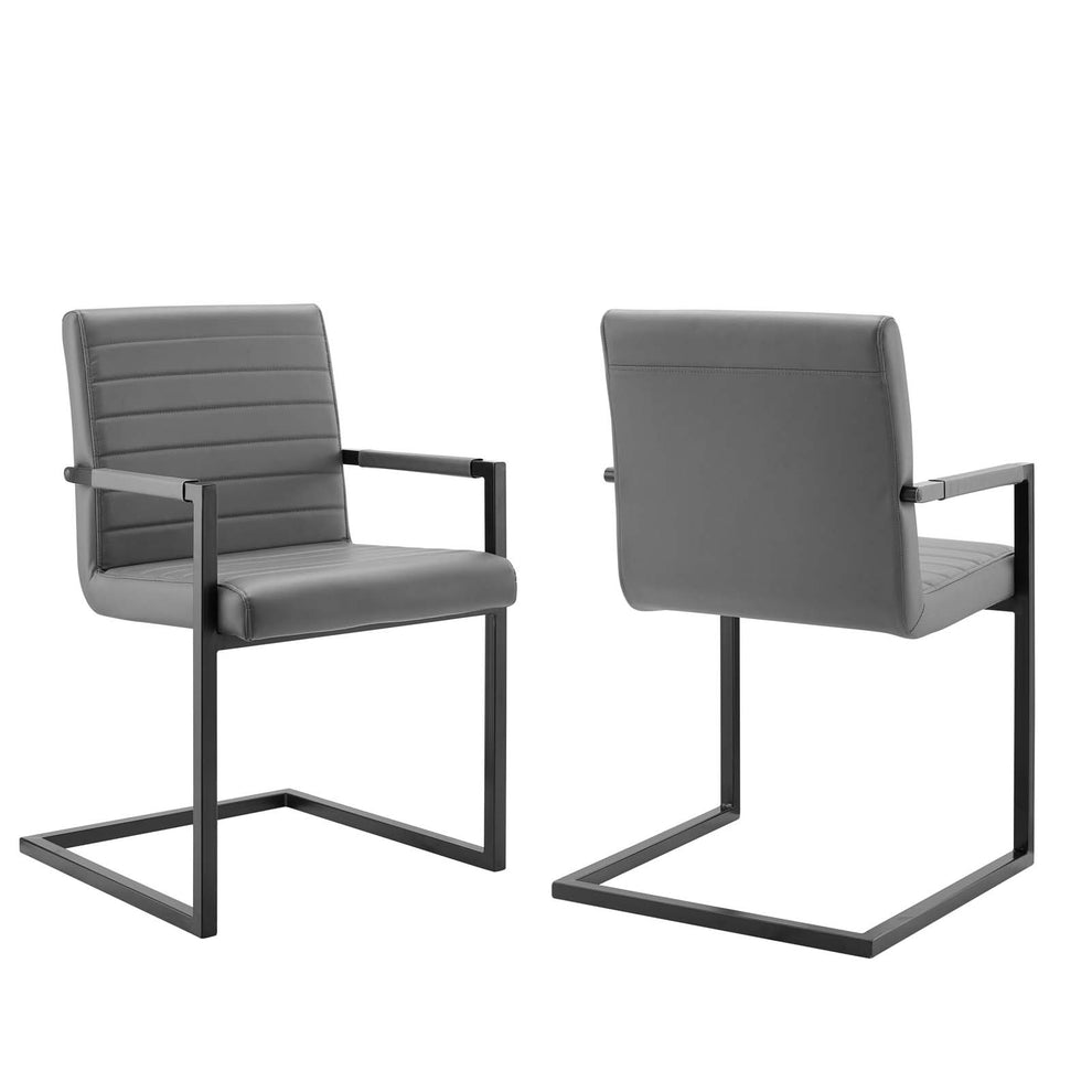 Savoy Vegan Leather Dining Chairs - Set of 2 By Modway - EEI-4522 | Dining Chairs | Modishstore - 12