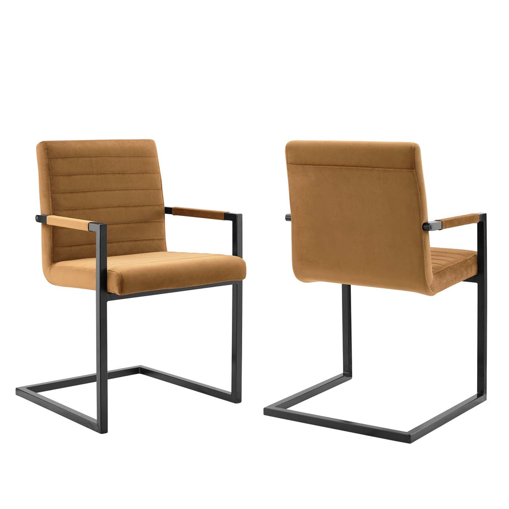Savoy Performance Velvet Dining Chairs - Set of 2 By Modway - EEI-4523 | Dining Chairs | Modishstore - 2