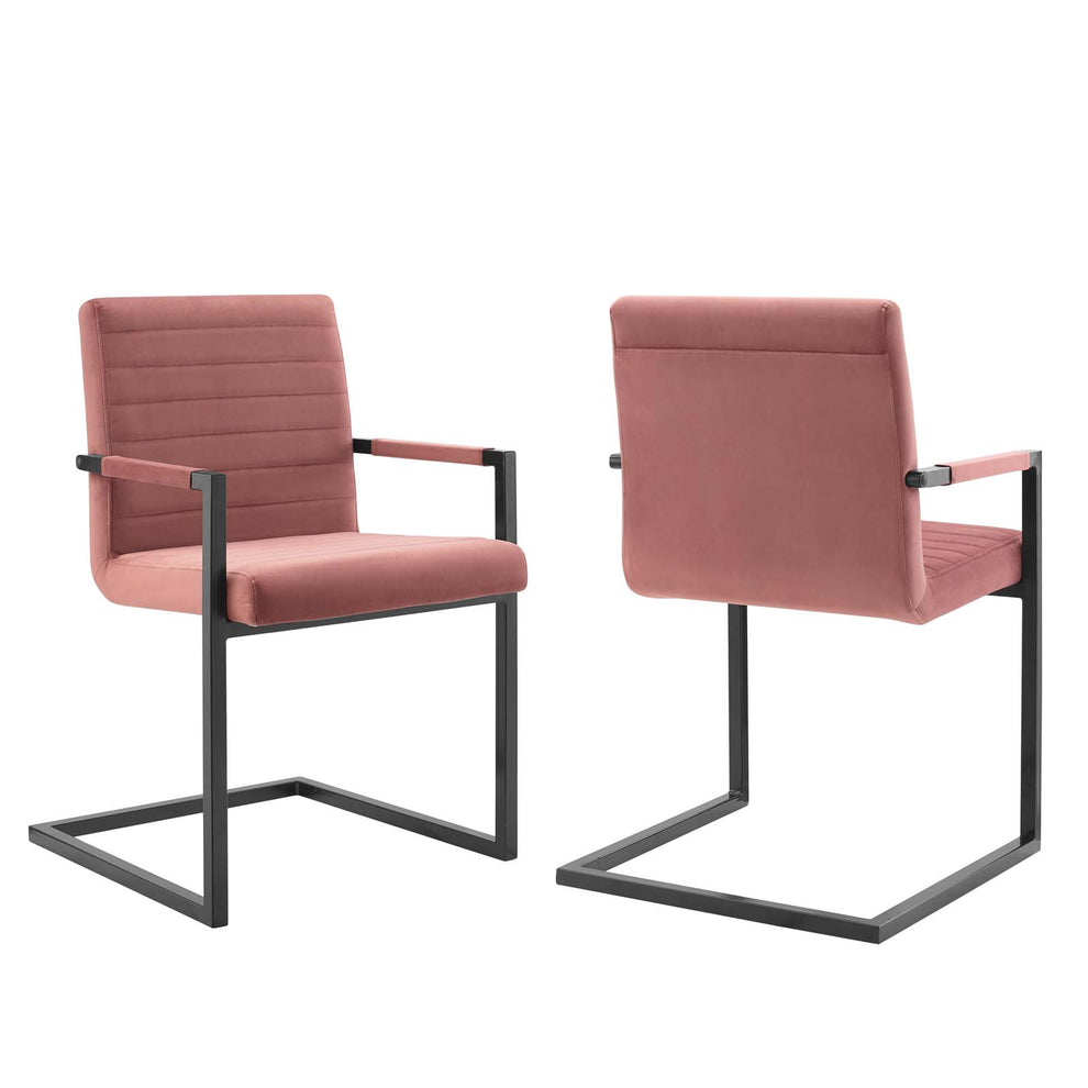 Savoy Performance Velvet Dining Chairs - Set of 2 By Modway - EEI-4523 | Dining Chairs | Modishstore - 9