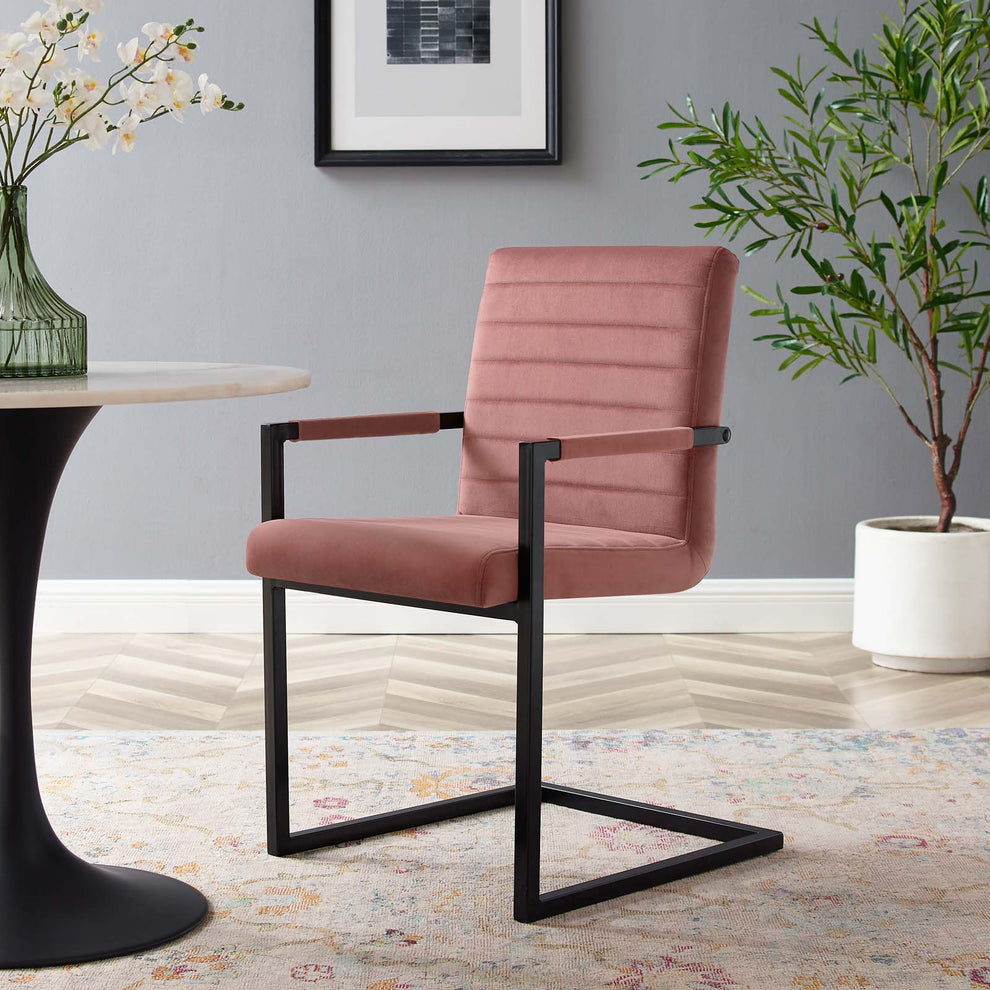 Savoy Performance Velvet Dining Chairs - Set of 2 By Modway - EEI-4523 | Dining Chairs | Modishstore - 8