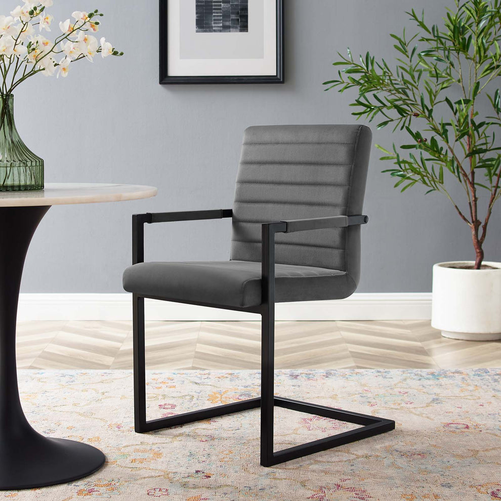 Savoy Performance Velvet Dining Chairs - Set of 2 By Modway - EEI-4523 | Dining Chairs | Modishstore - 15