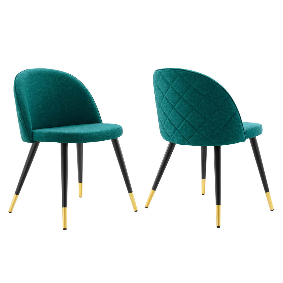 Cordial Upholstered Fabric Dining Chairs - Set of 2 By Modway - EEI-4524 | Dining Chairs | Modishstore - 16