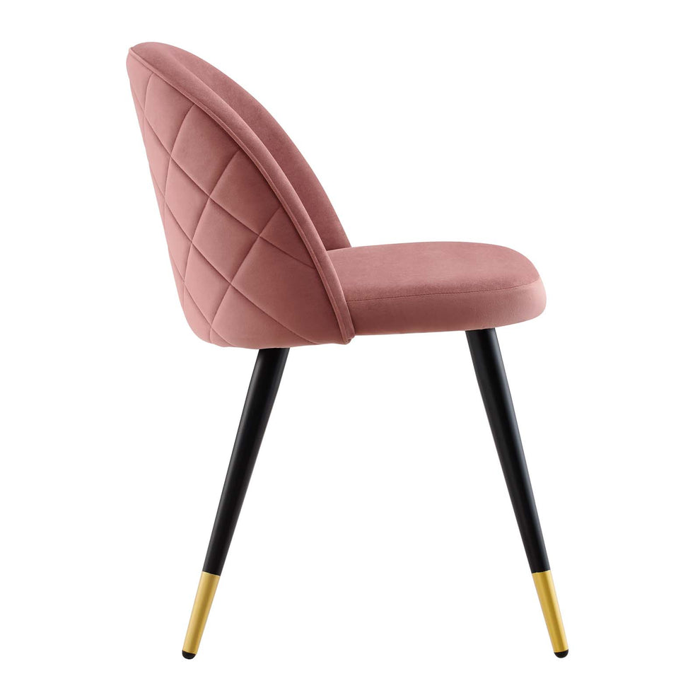 Cordial Performance Velvet Dining Chairs - Set of 2 By Modway - EEI-4525 | Dining Chairs | Modishstore - 5