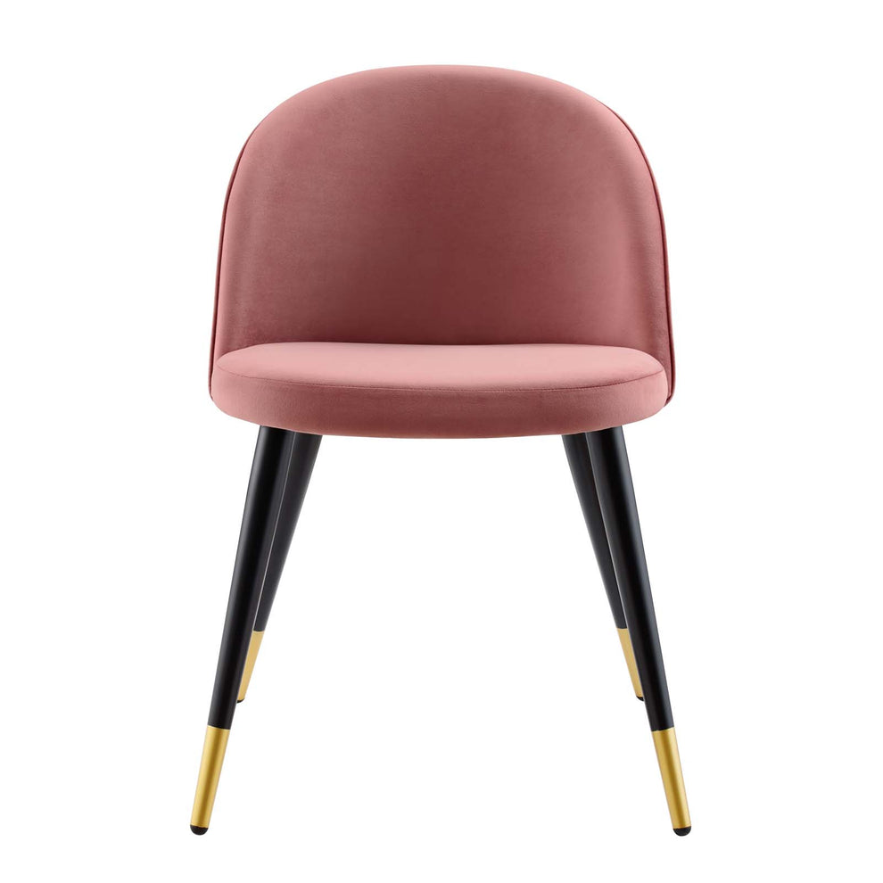 Cordial Performance Velvet Dining Chairs - Set of 2 By Modway - EEI-4525 | Dining Chairs | Modishstore - 7