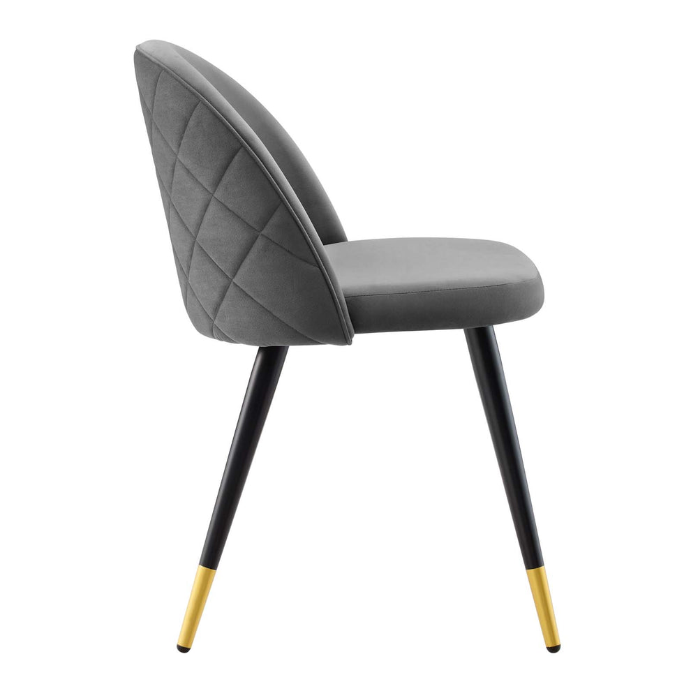 Cordial Performance Velvet Dining Chairs - Set of 2 By Modway - EEI-4525 | Dining Chairs | Modishstore - 37