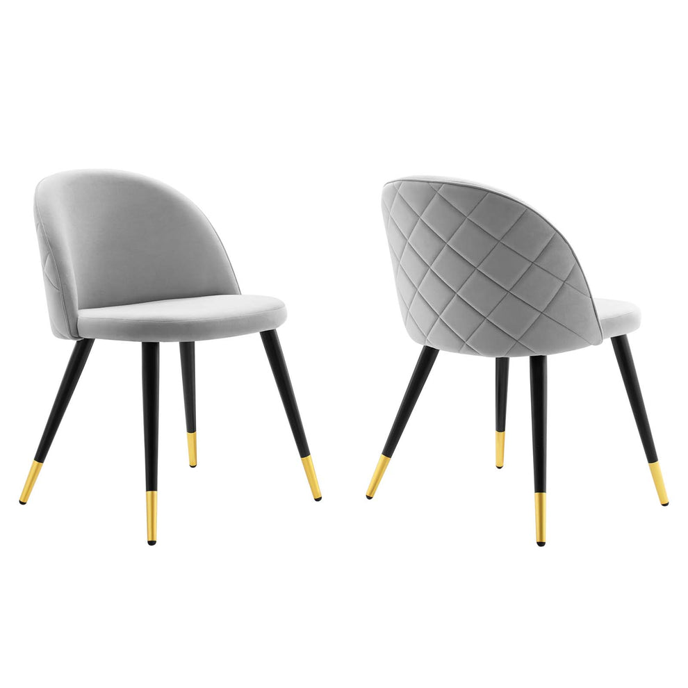 Cordial Performance Velvet Dining Chairs - Set of 2 By Modway - EEI-4525 | Dining Chairs | Modishstore - 19