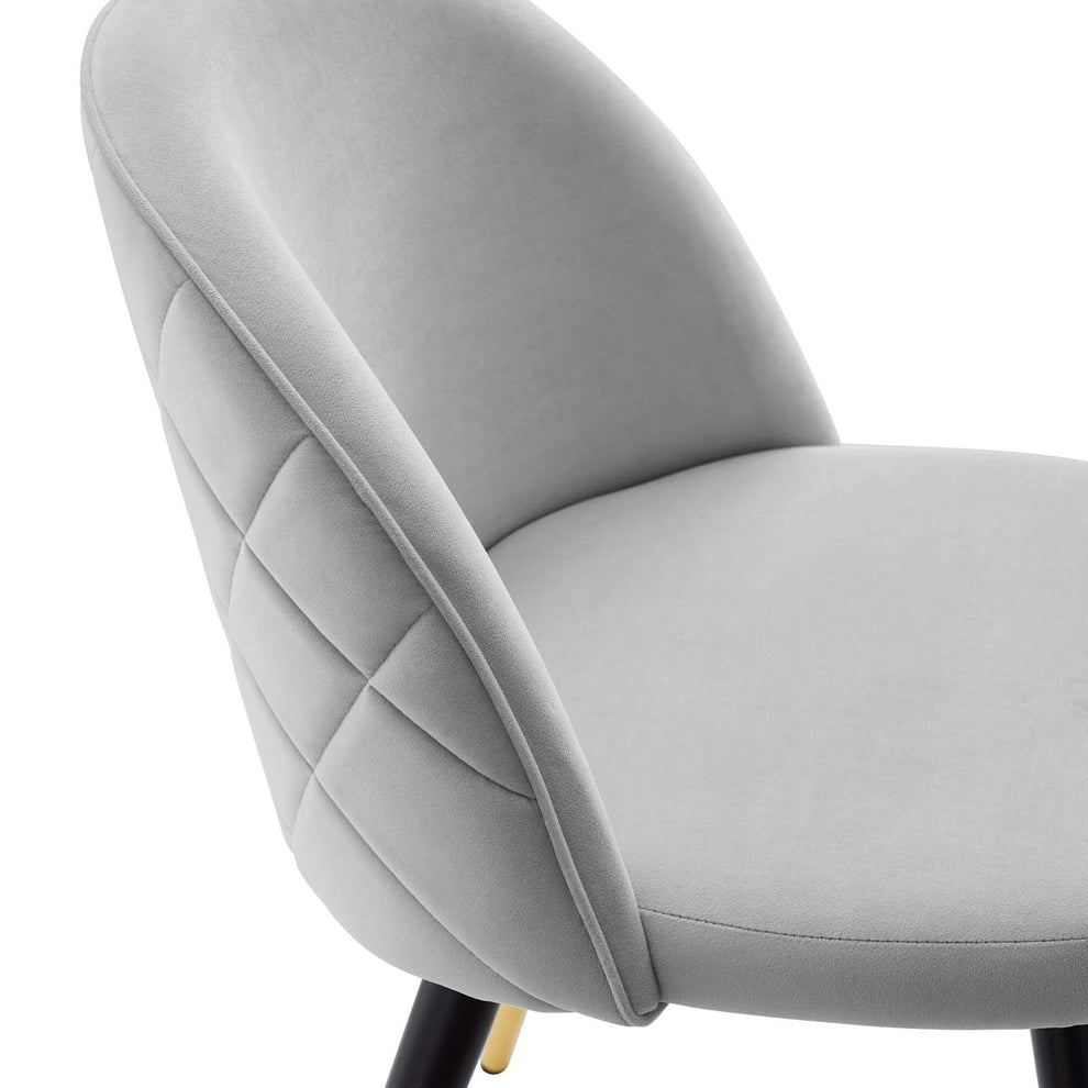 Cordial Performance Velvet Dining Chairs - Set of 2 By Modway - EEI-4525 | Dining Chairs | Modishstore - 28
