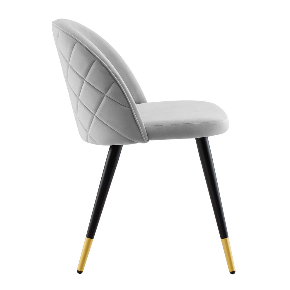 Cordial Performance Velvet Dining Chairs - Set of 2 By Modway - EEI-4525 | Dining Chairs | Modishstore - 39