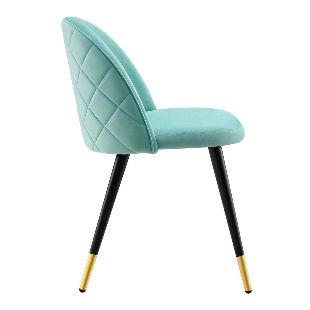 Cordial Performance Velvet Dining Chairs - Set of 2 By Modway - EEI-4525 | Dining Chairs | Modishstore - 40