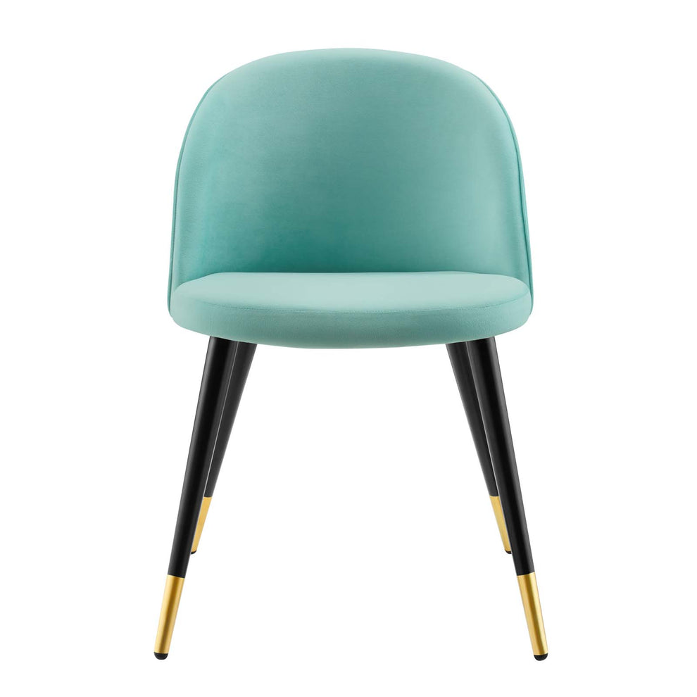 Cordial Performance Velvet Dining Chairs - Set of 2 By Modway - EEI-4525 | Dining Chairs | Modishstore - 54
