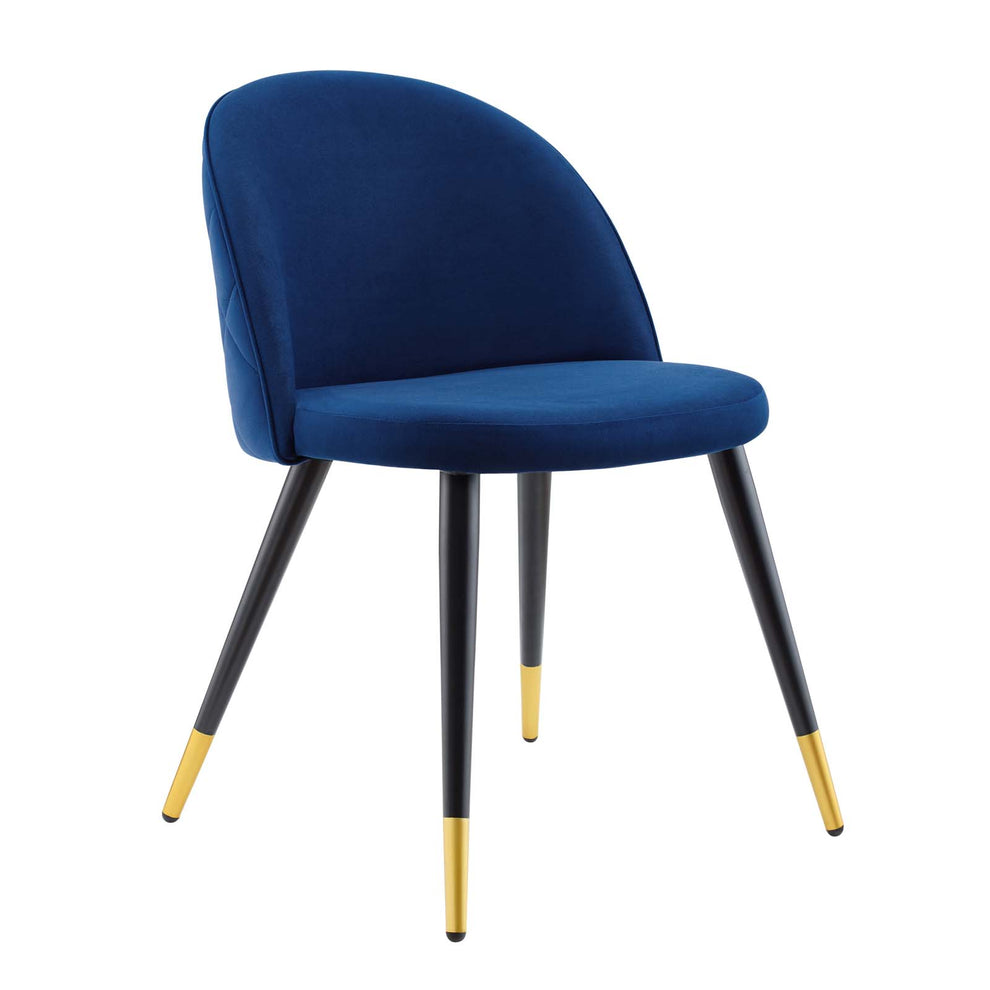 Cordial Performance Velvet Dining Chairs - Set of 2 By Modway - EEI-4525 | Dining Chairs | Modishstore - 49