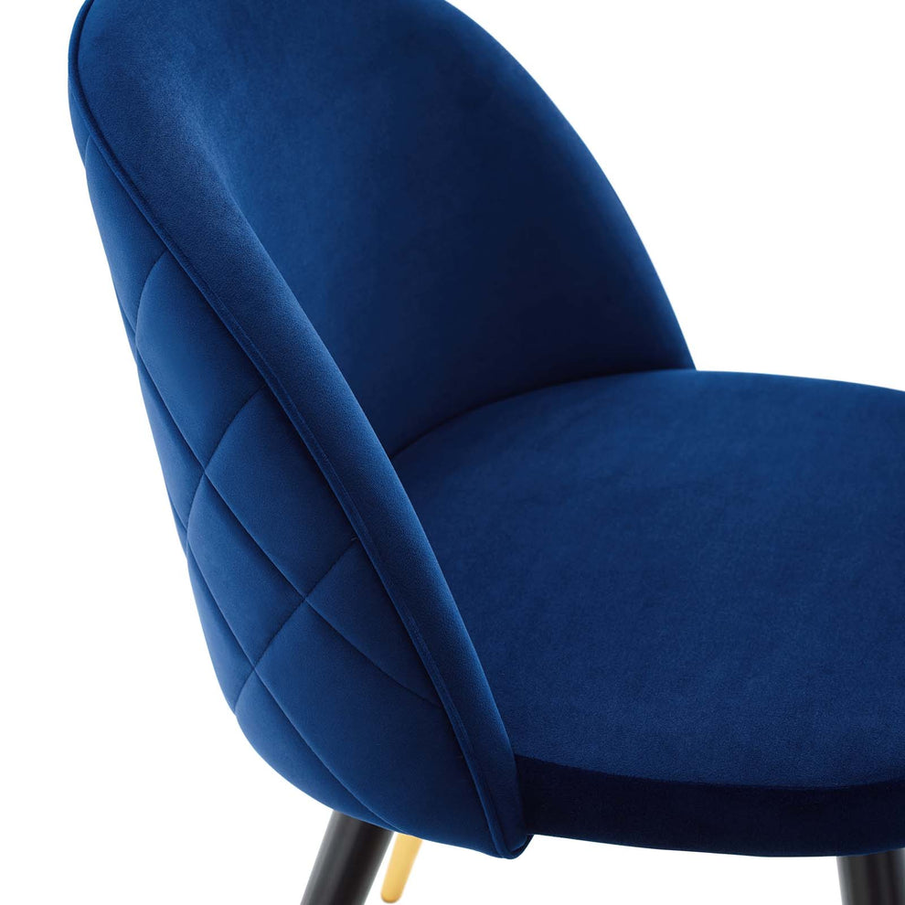 Cordial Performance Velvet Dining Chairs - Set of 2 By Modway - EEI-4525 | Dining Chairs | Modishstore - 23