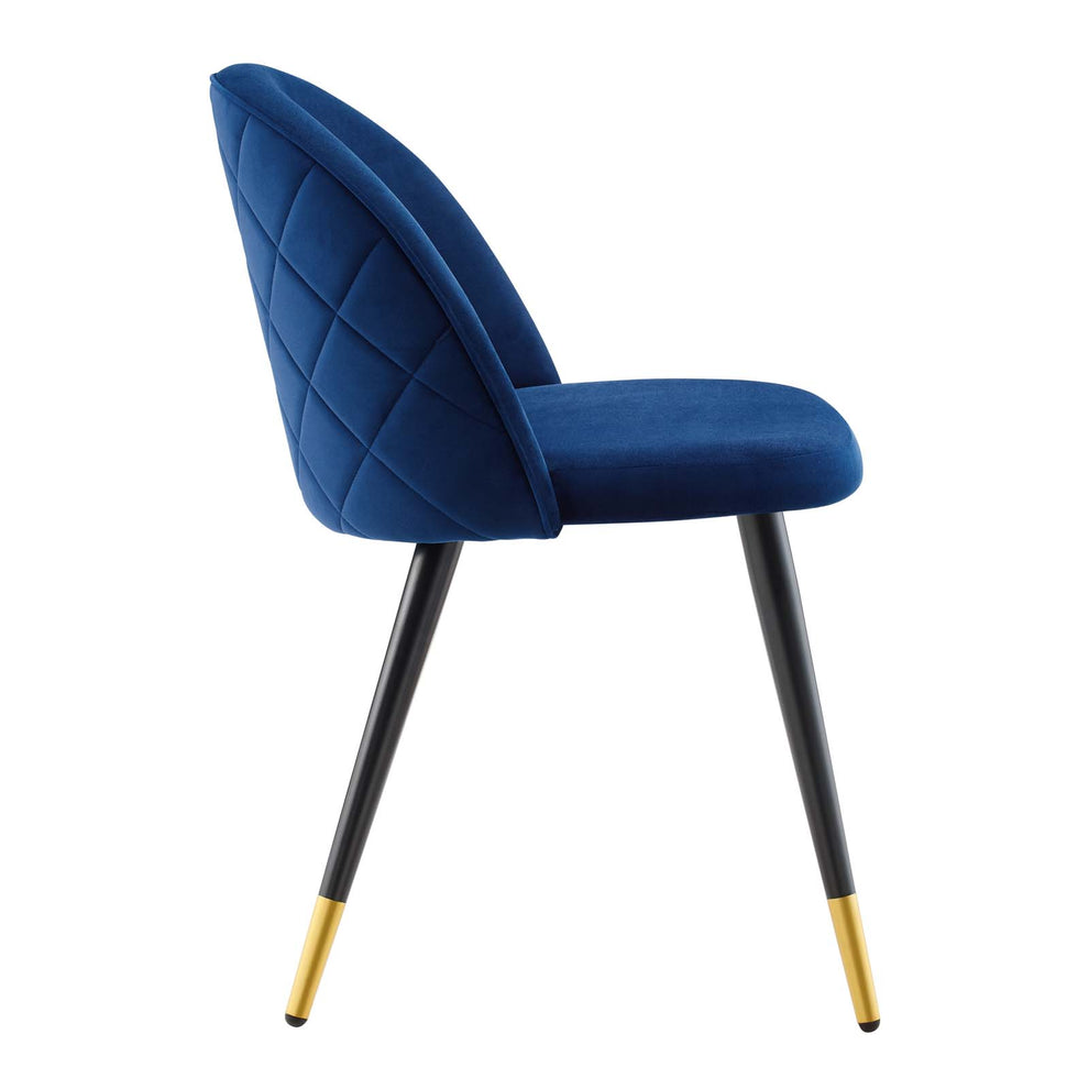 Cordial Performance Velvet Dining Chairs - Set of 2 By Modway - EEI-4525 | Dining Chairs | Modishstore - 36