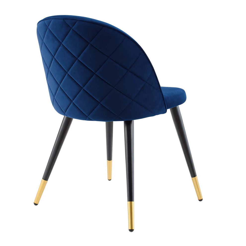 Cordial Performance Velvet Dining Chairs - Set of 2 By Modway - EEI-4525 | Dining Chairs | Modishstore - 35