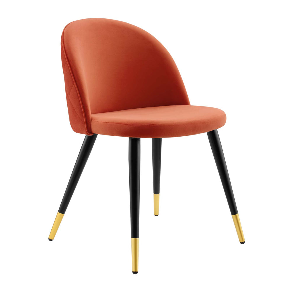 Cordial Performance Velvet Dining Chairs - Set of 2 By Modway - EEI-4525 | Dining Chairs | Modishstore - 47