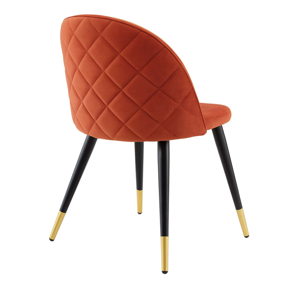Cordial Performance Velvet Dining Chairs - Set of 2 By Modway - EEI-4525 | Dining Chairs | Modishstore - 33