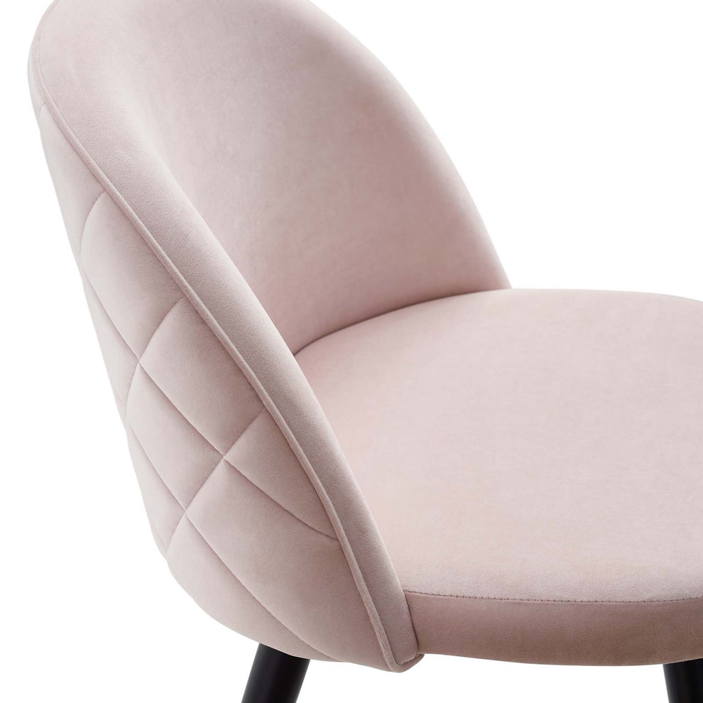 Cordial Performance Velvet Dining Chairs - Set of 2 By Modway - EEI-4525 | Dining Chairs | Modishstore - 25