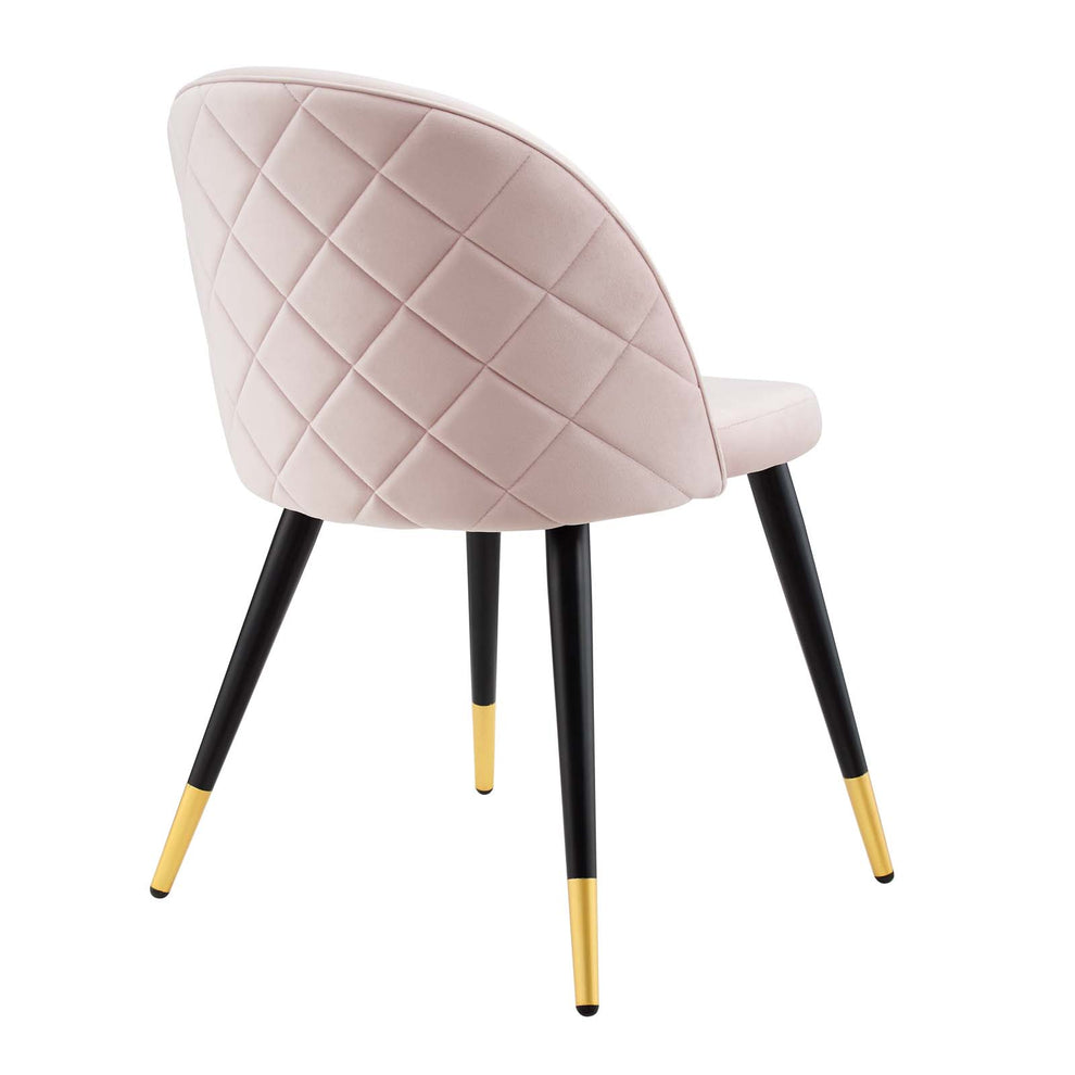 Cordial Performance Velvet Dining Chairs - Set of 2 By Modway - EEI-4525 | Dining Chairs | Modishstore - 30