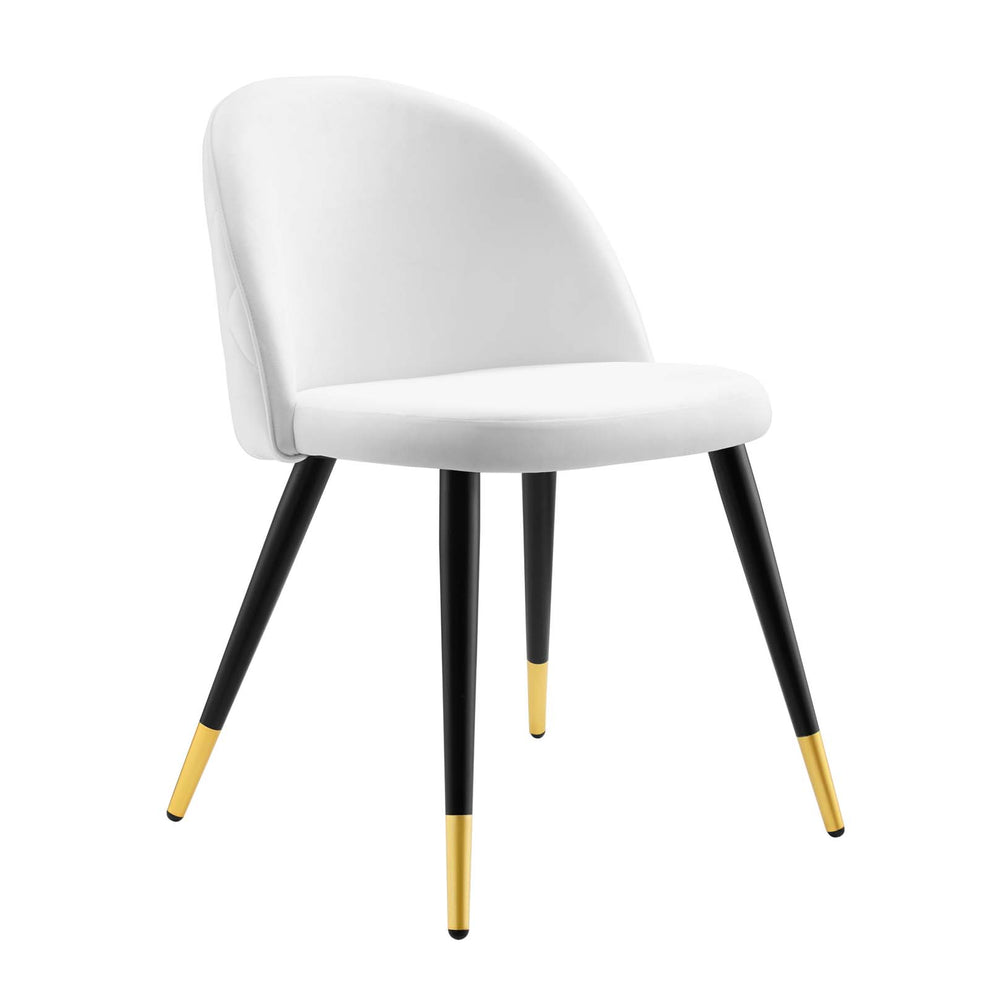 Cordial Performance Velvet Dining Chairs - Set of 2 By Modway - EEI-4525 | Dining Chairs | Modishstore - 43