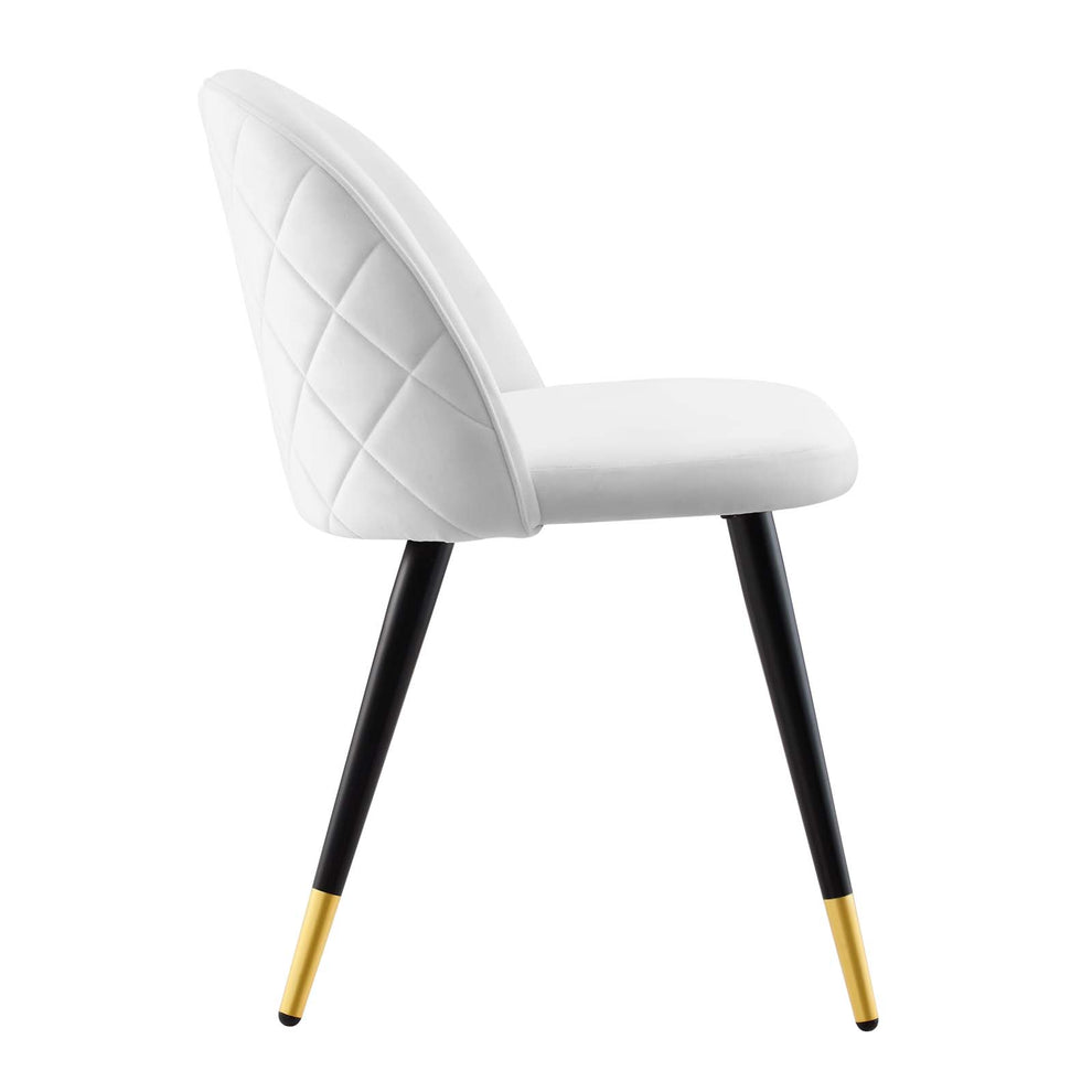 Cordial Performance Velvet Dining Chairs - Set of 2 By Modway - EEI-4525 | Dining Chairs | Modishstore - 42