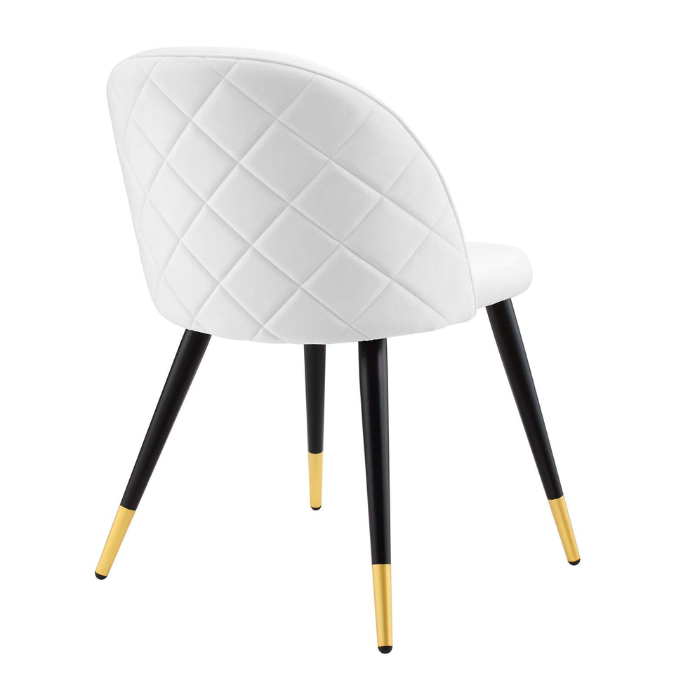 Cordial Performance Velvet Dining Chairs - Set of 2 By Modway - EEI-4525 | Dining Chairs | Modishstore - 29