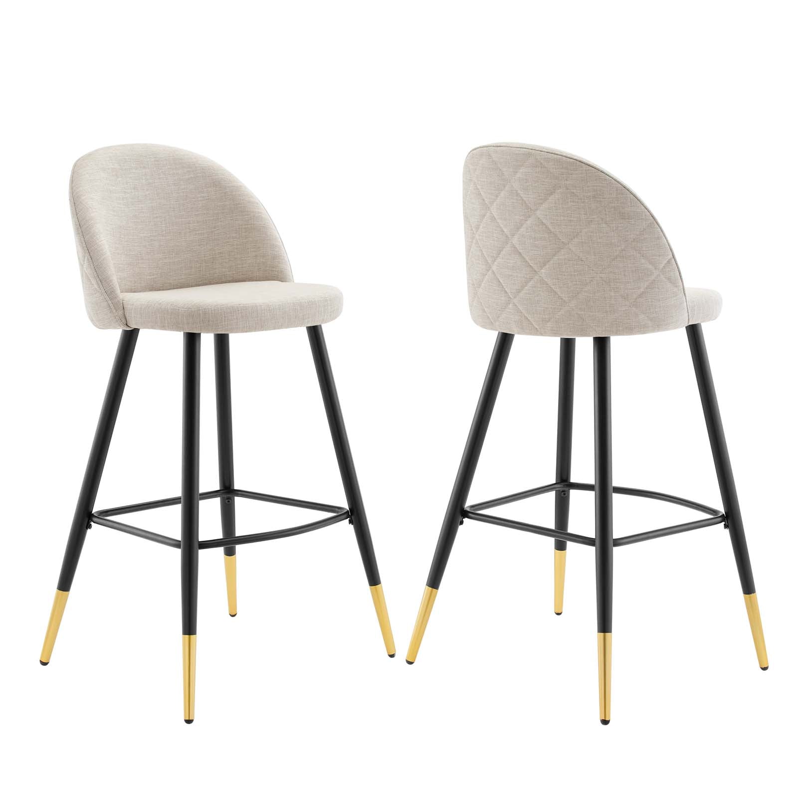 Cordial Fabric Bar Stools - Set of 2 By Modway | Bar stool | Modishstore-7