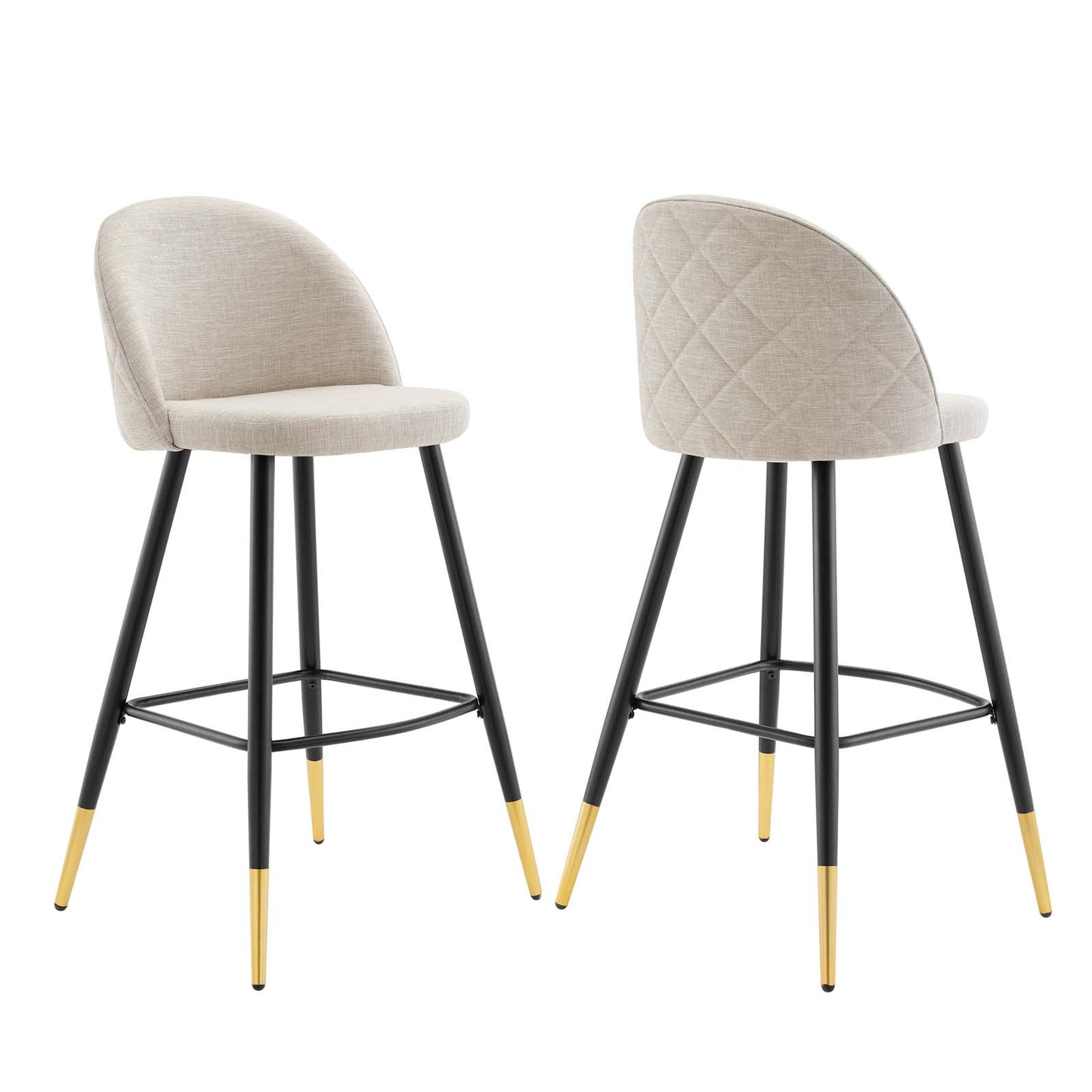 Cordial Fabric Bar Stools - Set of 2 By Modway - EEI-4526 | Bar stools | Modishstore - 7
