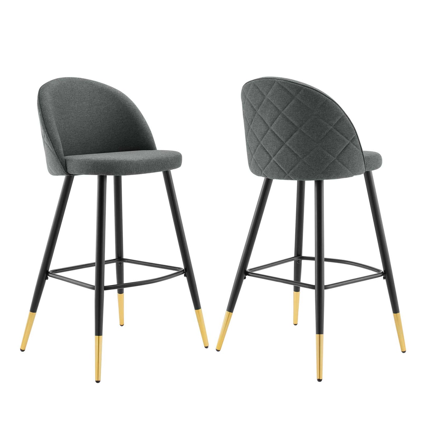 Cordial Fabric Bar Stools - Set of 2 By Modway | Bar stool | Modishstore-12