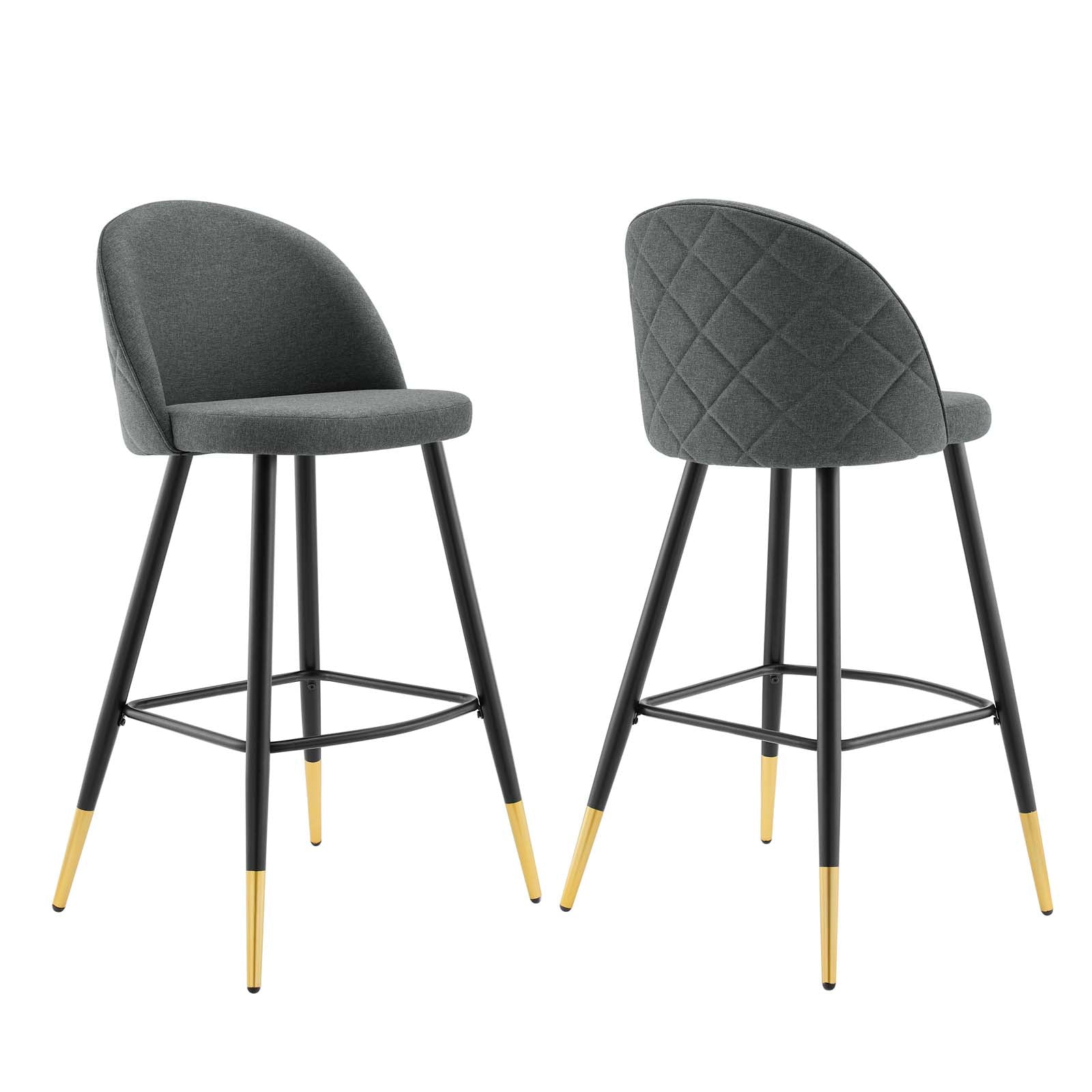 Cordial Fabric Bar Stools - Set of 2 By Modway - EEI-4526 | Bar stools | Modishstore - 12