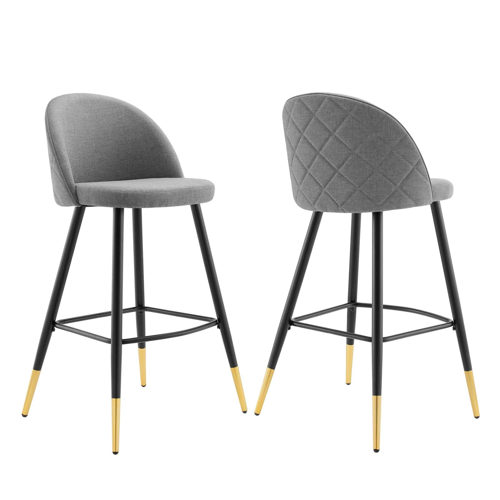 Cordial Fabric Bar Stools - Set of 2 By Modway - EEI-4526 | Bar stools | Modishstore - 17