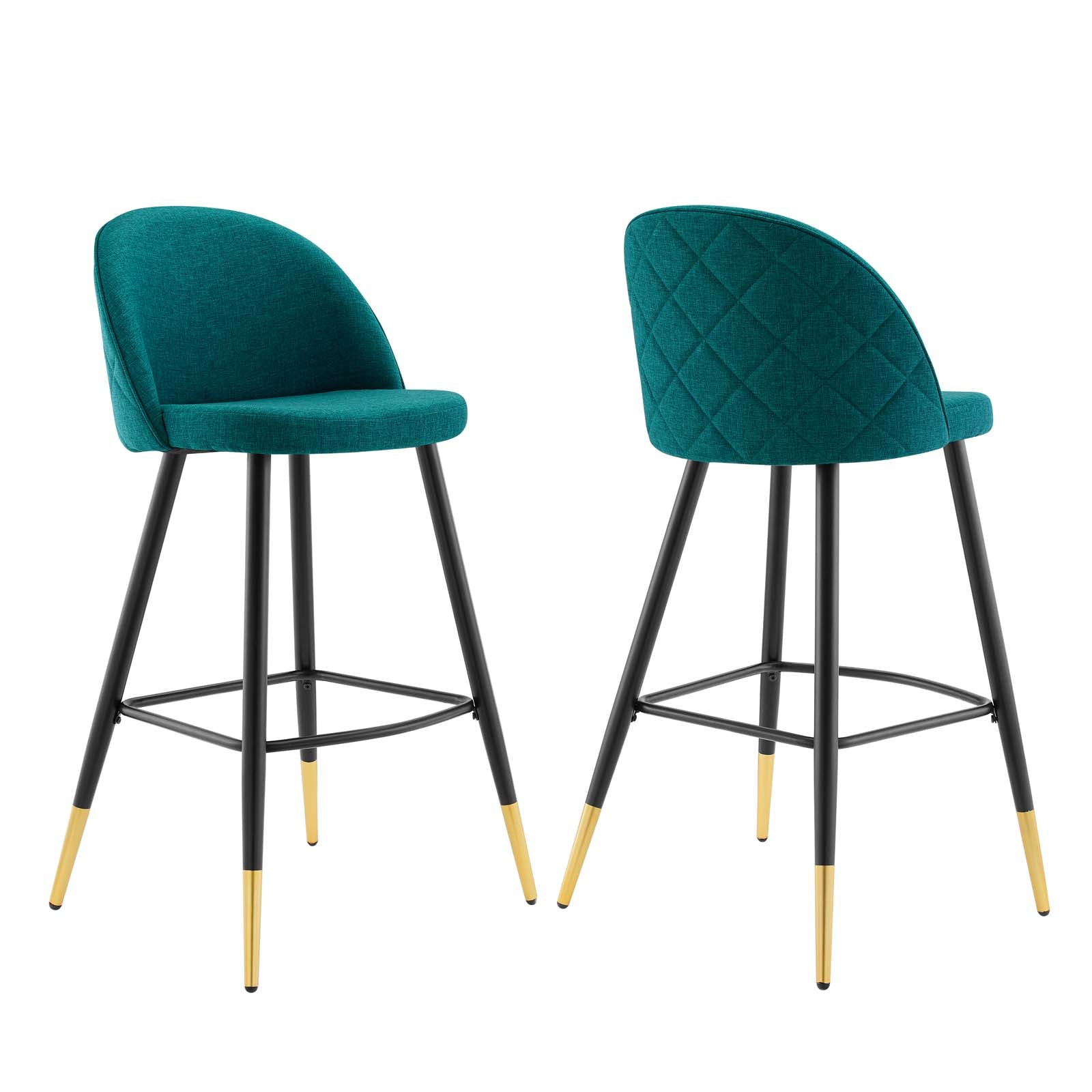 Cordial Fabric Bar Stools - Set of 2 By Modway - EEI-4526 | Bar stools | Modishstore - 22