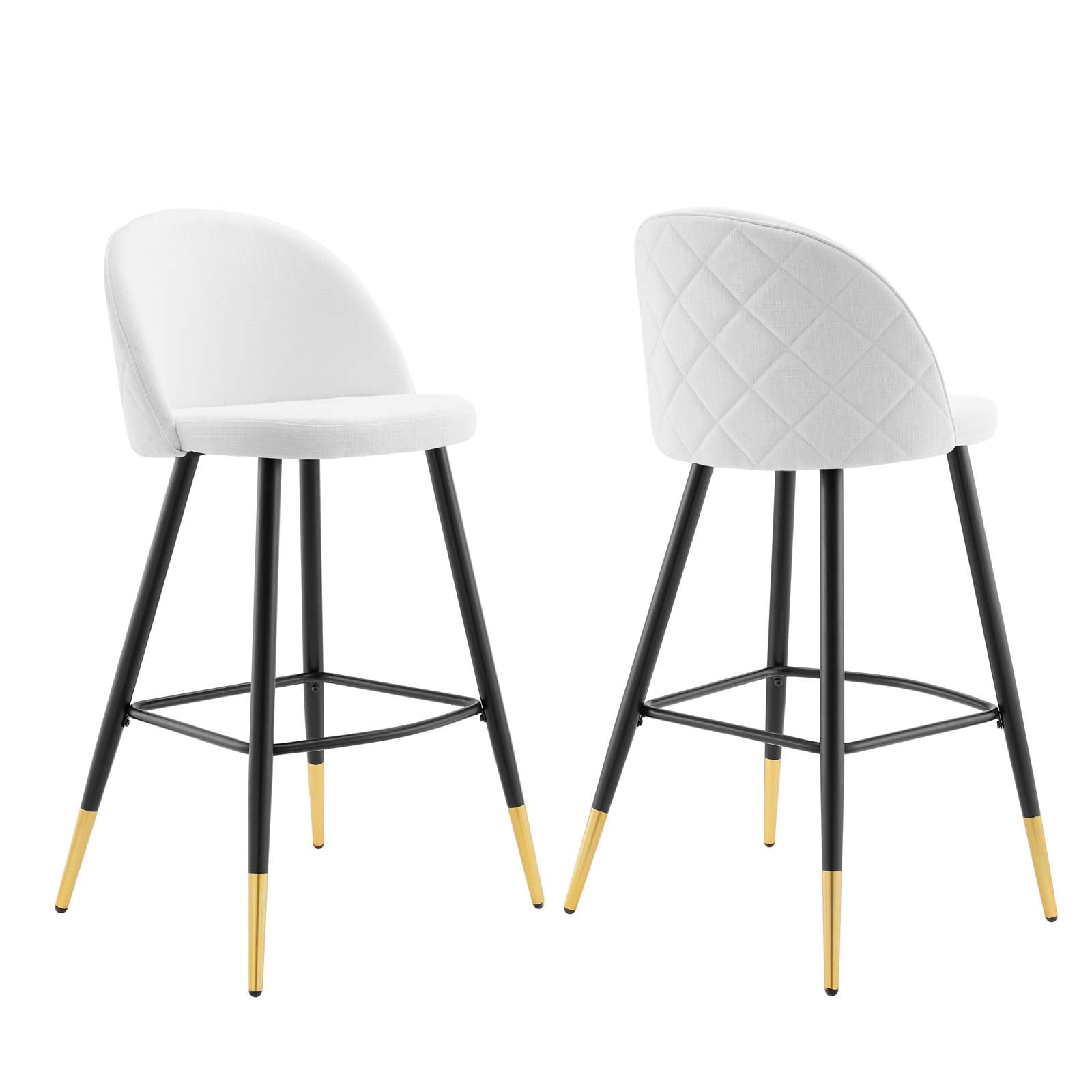 Cordial Fabric Bar Stools - Set of 2 By Modway | Bar stool | Modishstore-26