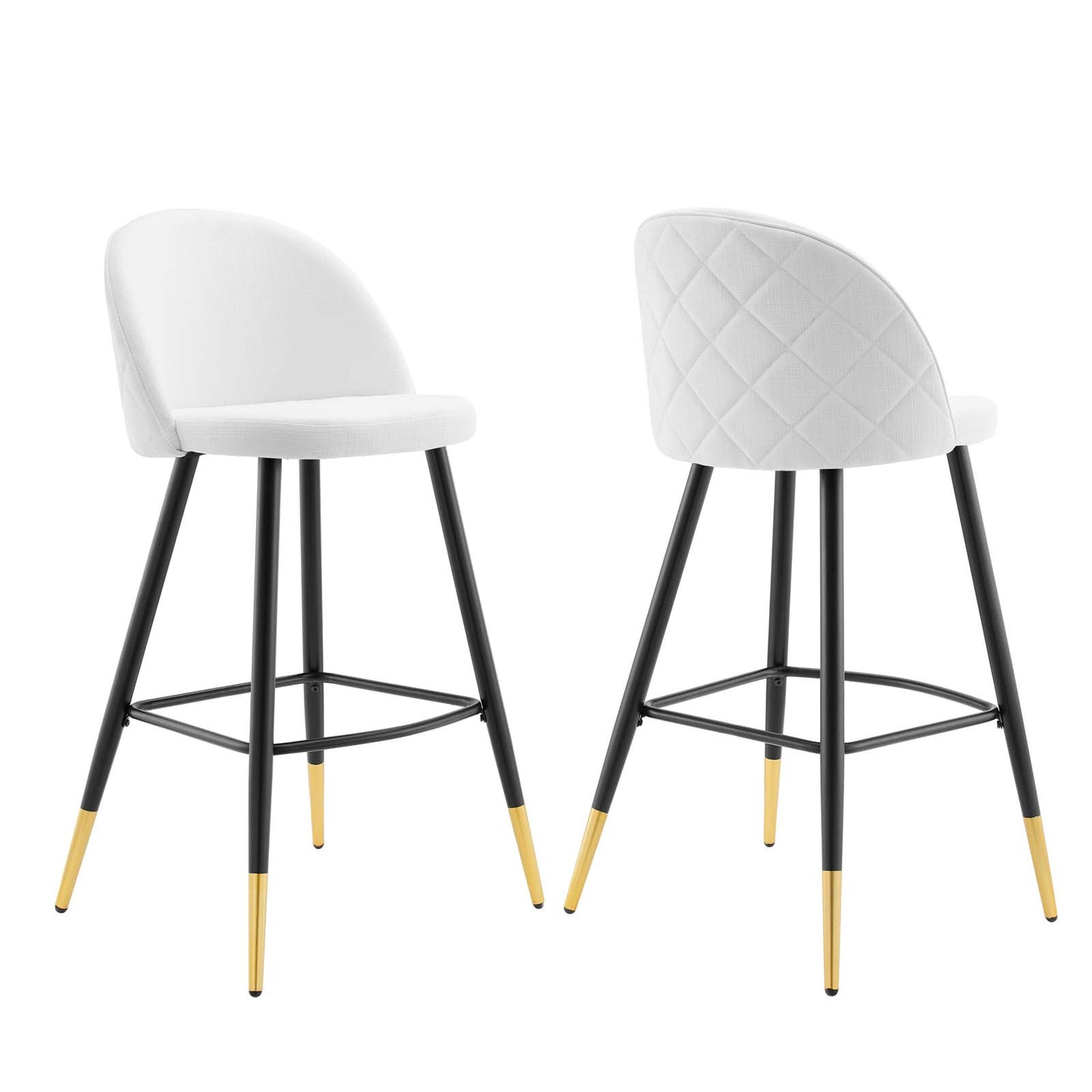 Cordial Fabric Bar Stools - Set of 2 By Modway - EEI-4526 | Bar stools | Modishstore - 26