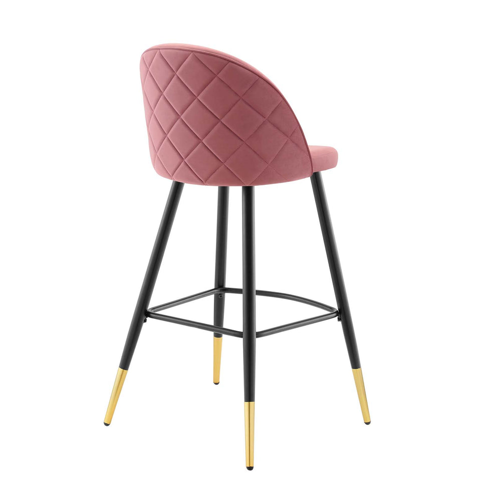 Cordial Performance Velvet Bar Stools - Set of 2 By Modway - EEI-4527 | Bar stools | Modishstore - 6